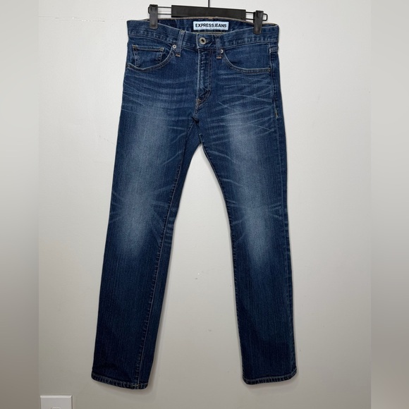 Express Other - Express Men’s Rocco Slim Fit Jeans in Medium Dark Blue 30x32
